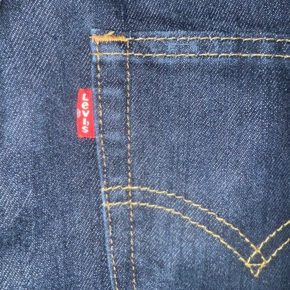 Levi’s 514 Straight Leg Jeans, Deep Blue Jeans, Size 14 Regular 27 W X 27 L - Picture 6 of 8